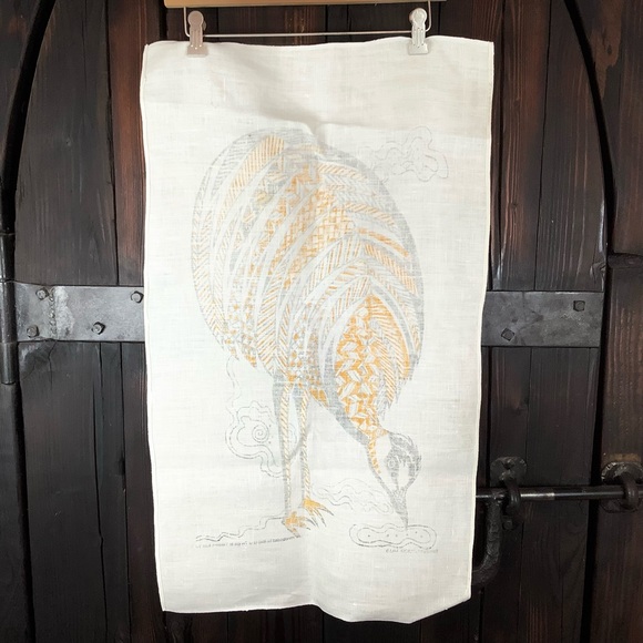 Art print EMU Australian designer tea towel - Picture 2 of 4